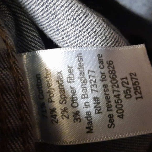 Plus Size 4X Sonoma Goods For Life Button Front Denim Blue Jean Jacket - Picture 4 of 6